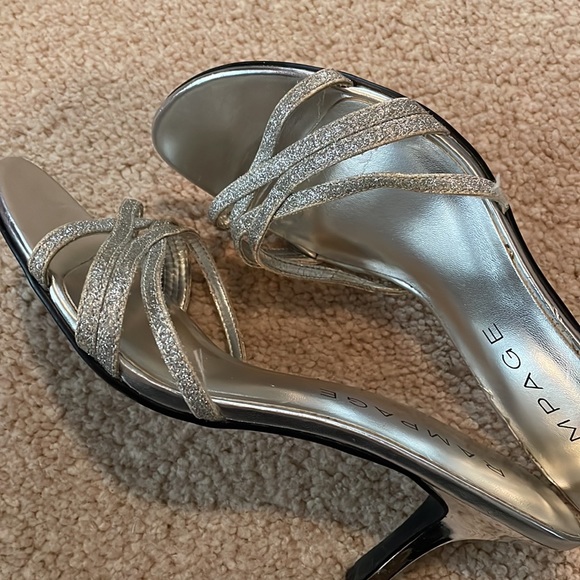 Rampage slip-on evening sandals with sparkles - Picture 8 of 11